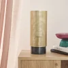Hübsch Lamper Til Kontoret|Lamper Til Soveværelset > Edge Bordlampe H31 cm, Messing/Sort