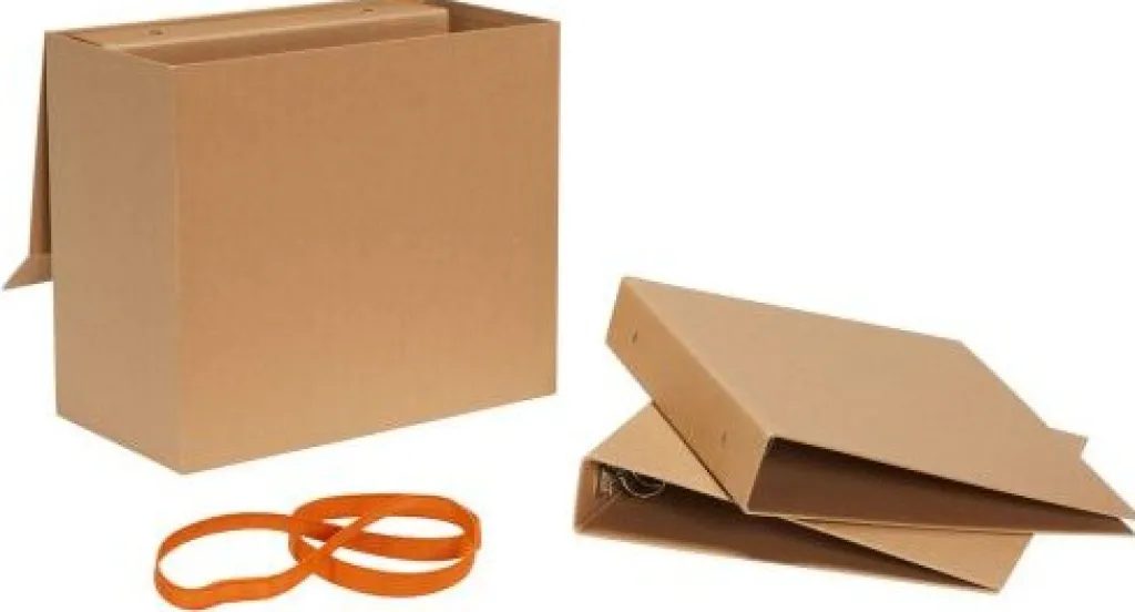 Hübsch Kontor > Elo Ringbindssæt, Pap/Orange