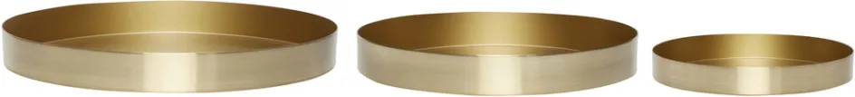 Sale Hübsch Embrace Underkop 3 stk, Messing