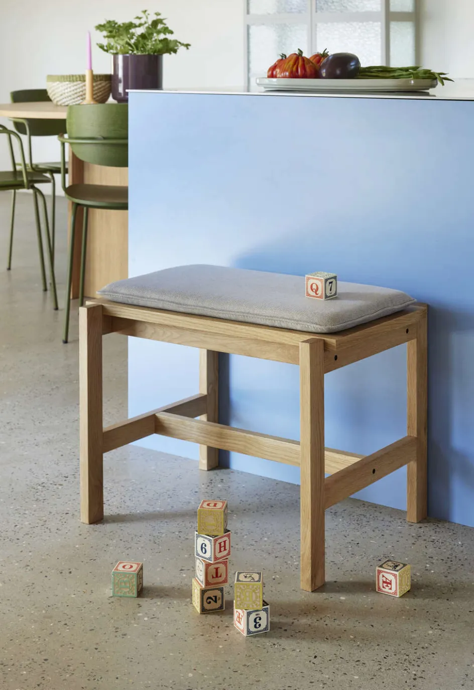 Best Hübsch Epoch Bænk 60 cm, Eg/Sand