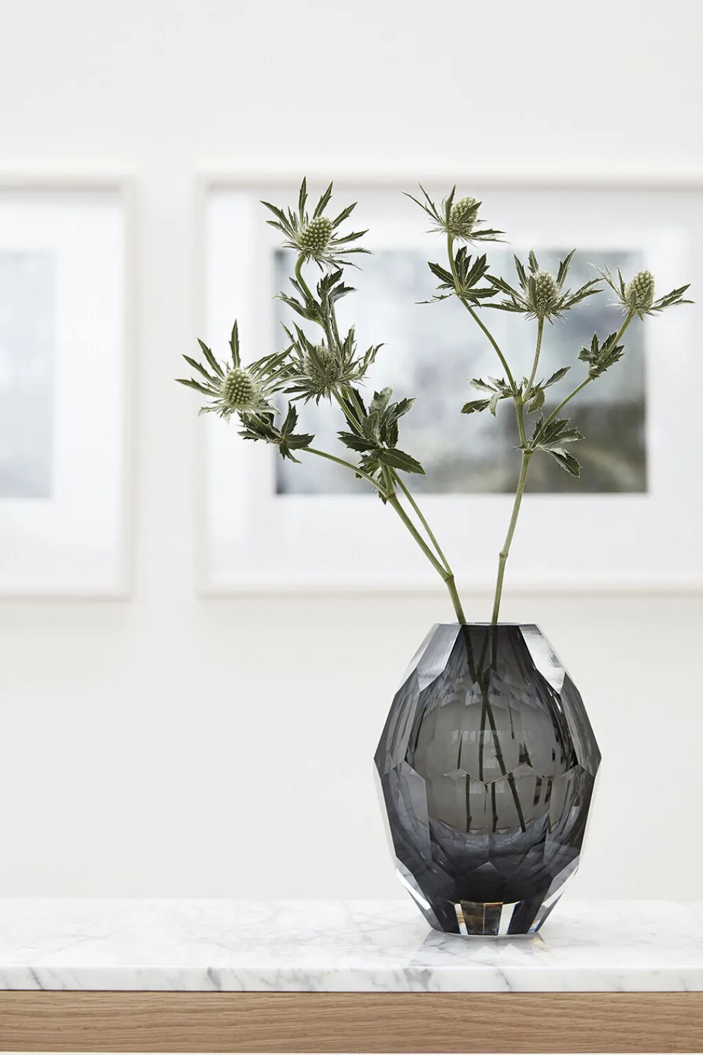 Online Facet Vase H17 cm, Stue|Vaser