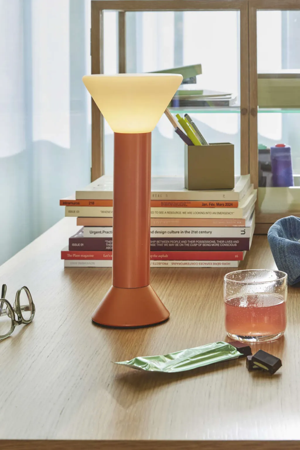Clearance Flash Trådløs Bordlampe H30 cm, Lamper Til Soveværelset|Bordlamper