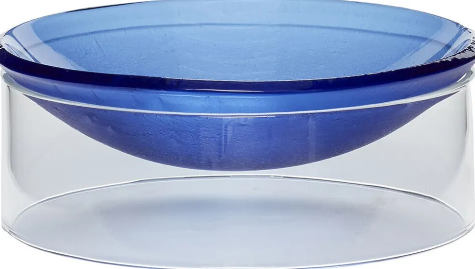 Hübsch Flow Skål Ø16 cm, Blå