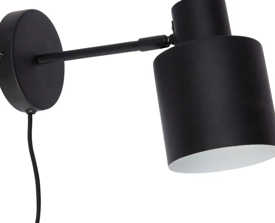 Outlet Hübsch Fuse Væglampe, Sort