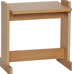 Hot Hübsch Futu Sidebord H45 cm, Egetræsfiner
