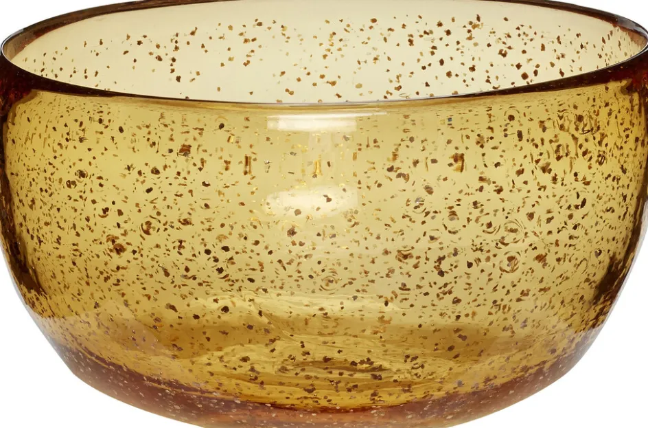 Hot Hübsch Glow Skål Ø24 cm, Amber