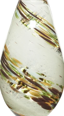 Best Hübsch Grove Vase H33 cm, Rav/Brun/Grøn