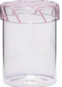 Discount Heir Opbevaringsglas H14 cm, Lyserød Opbevaring Til Køkkenet|Opbevaringskrukker Og -Glas