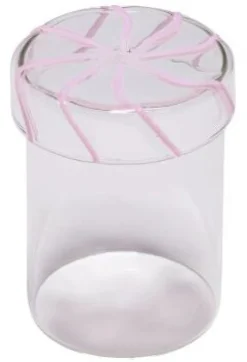 Discount Heir Opbevaringsglas H14 cm, Lyserød Opbevaring Til Køkkenet|Opbevaringskrukker Og -Glas