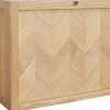 Outlet Hübsch Herringbone Skoskab 50 cm, Eg