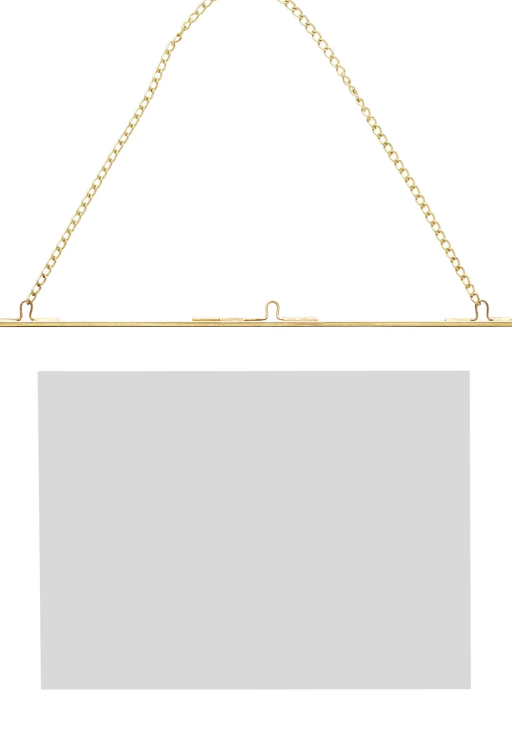 Loft Ramme Kæde 30x24 cm, Messing Stue|Vægdekorationer Og Plakater