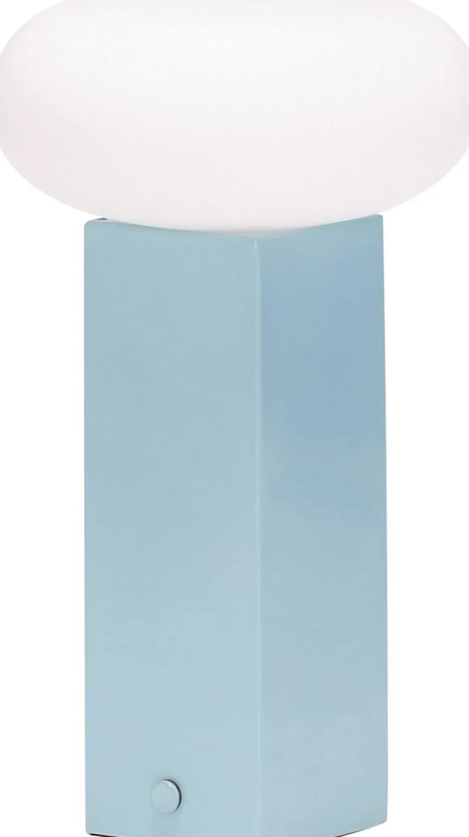 Outlet Hübsch Low Trådløs Bordlampe H20 cm, Blå