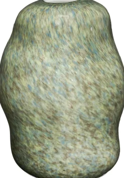 Sale Hübsch Miro Vase H29 cm, Grøn/Brun/Hvid