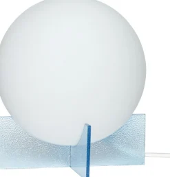 Online Hübsch Moon Bordlampe H23 cm, Hvid/Blå