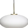 Outlet Hübsch Muse Pendel Ellipse ?40 cm, Hvid