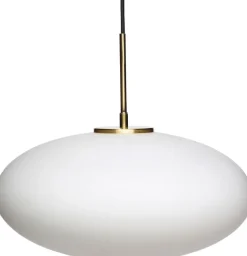 Outlet Hübsch Muse Pendel Ellipse ?40 cm, Hvid
