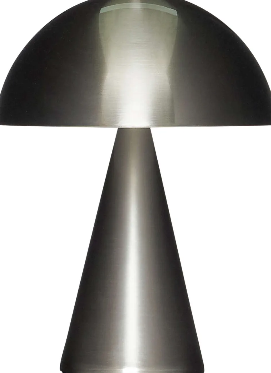 Sale Hübsch Mush Trådløs Bordlampe LED H20 cm, Nikkel