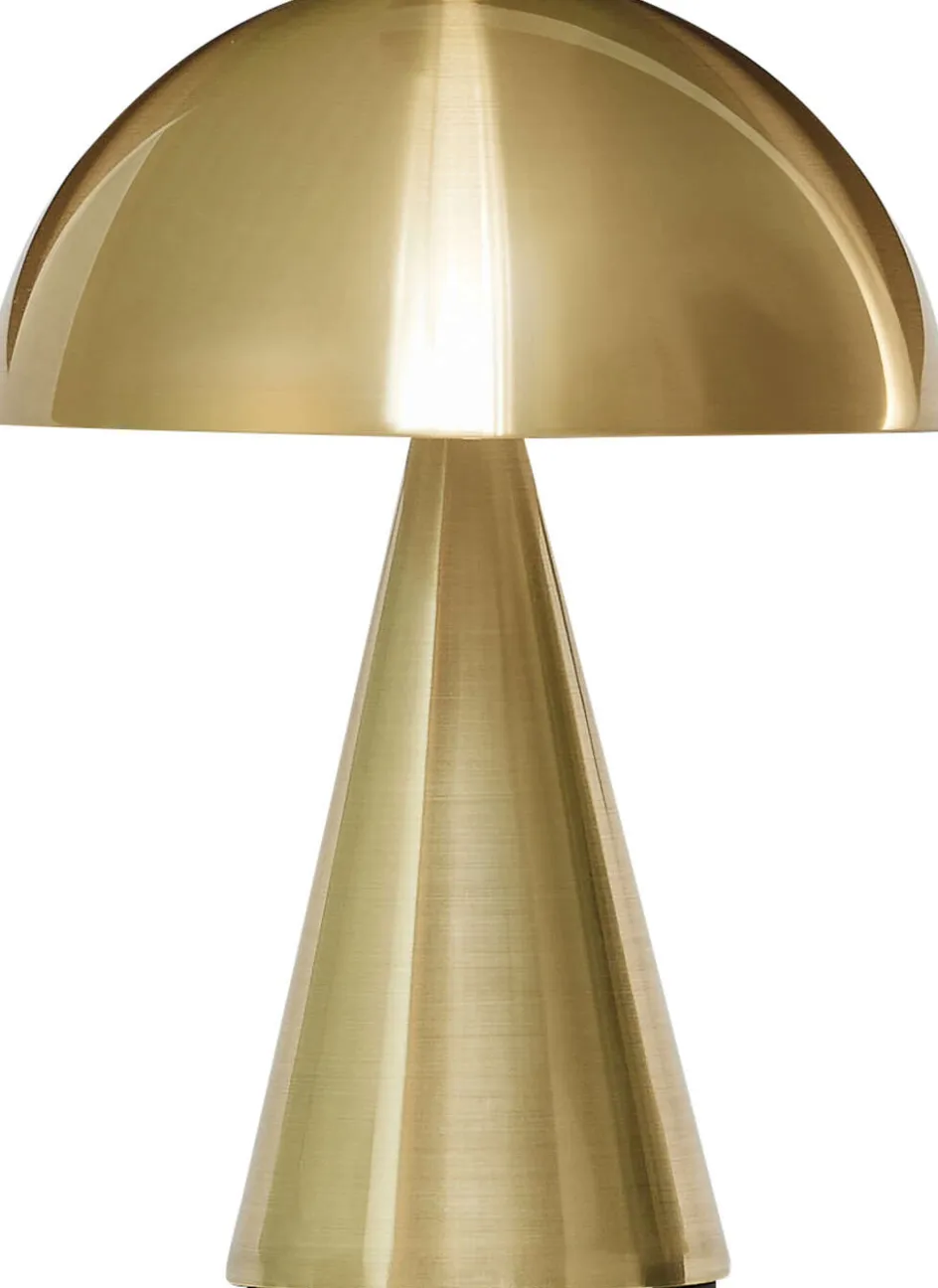 Clearance Hübsch Mush Trådløs Bordlampe LED H20 cm, Messing