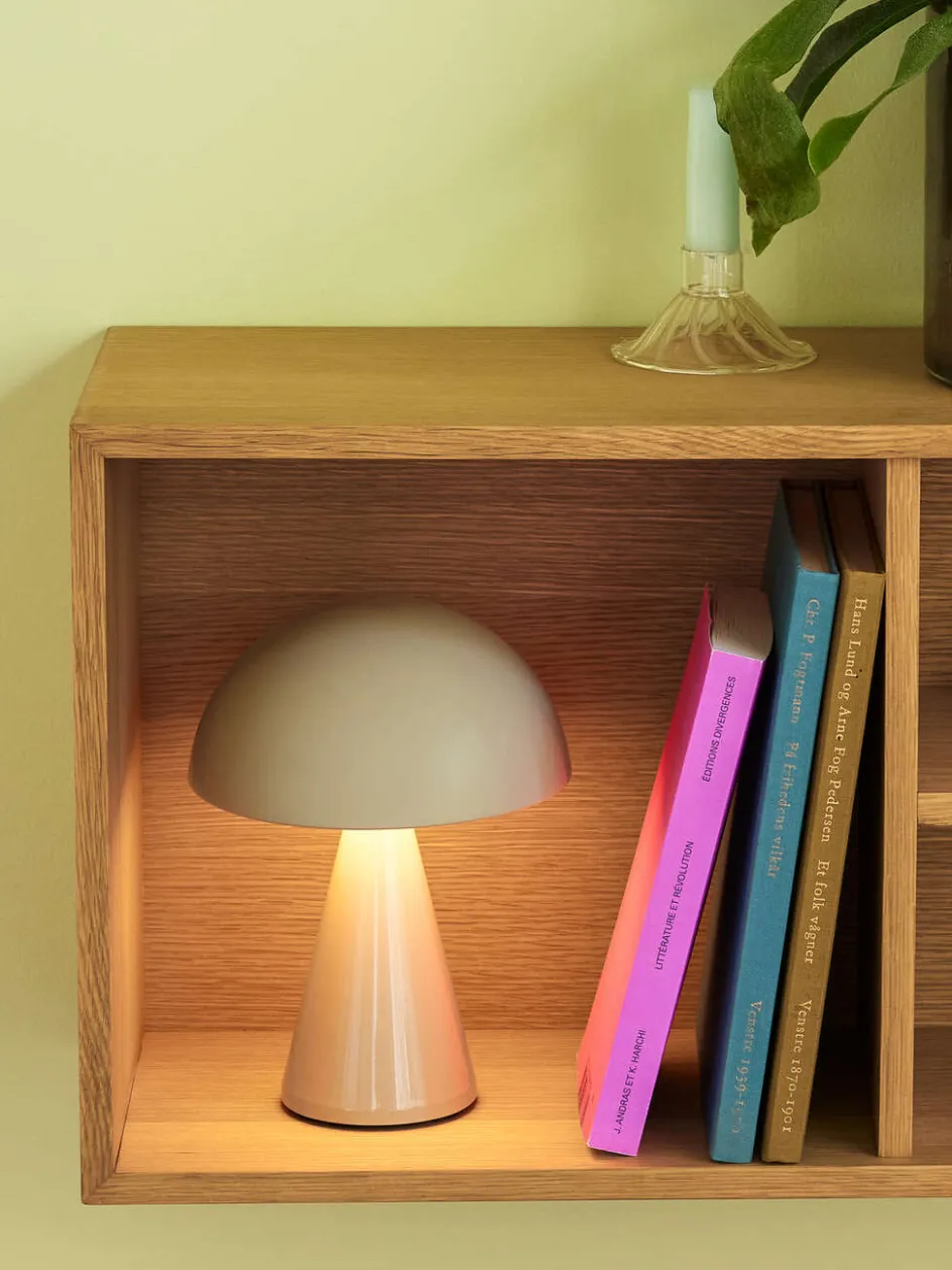 Best Hübsch Mush Trådløs Bordlampe LED H20 cm, Sand
