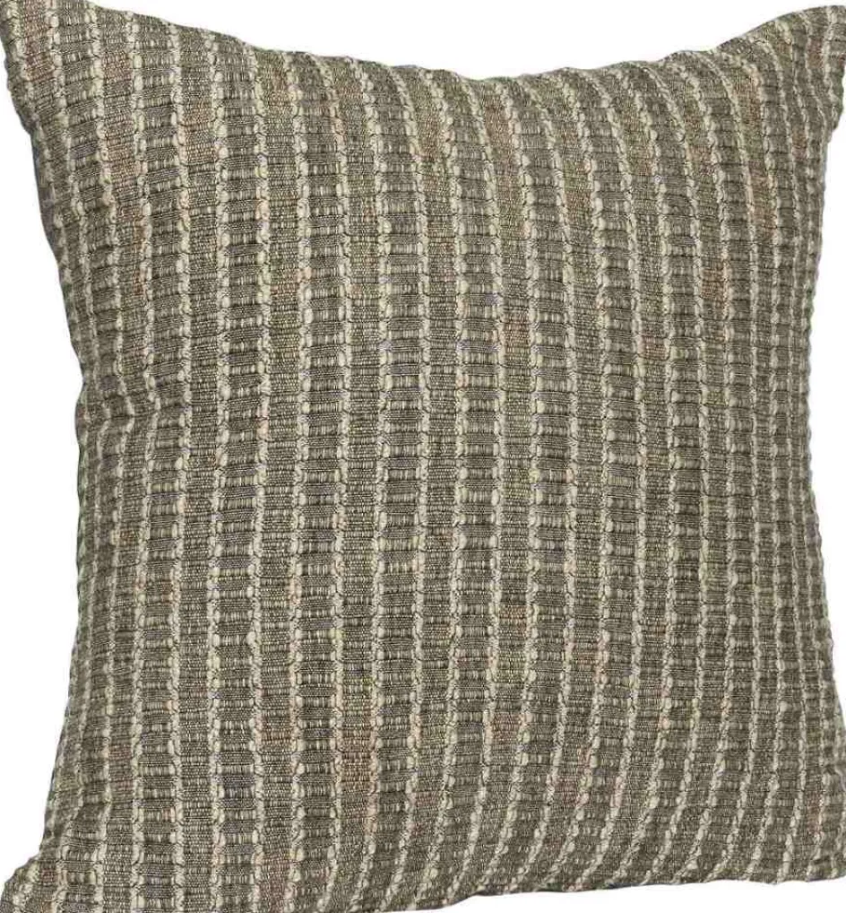 Online Hübsch Ori Pude 50x50 cm, Beige/Olivengrøn