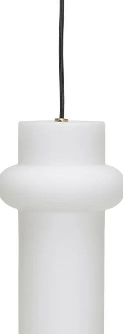 New Hübsch Pilule Pendel Up H25 cm, Mat Hvid