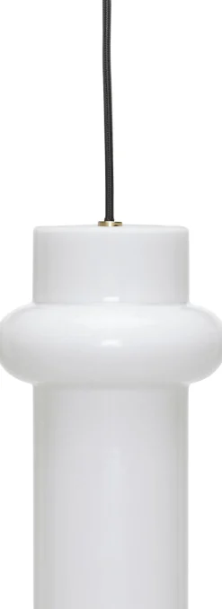 Best Hübsch Pilule Pendel Up H25 cm, Blank Hvid