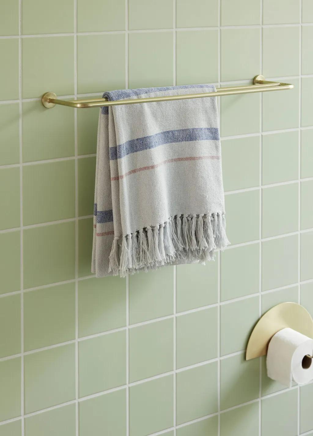 Hübsch Badeværelse|Knager Og Knagerækker > Pipe Håndklædeholder 73 cm,