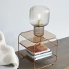 Outlet Pirum Bordlampe H42 cm, Klar/Røg Lamper Til Kontoret|Lamper Til Soveværelset