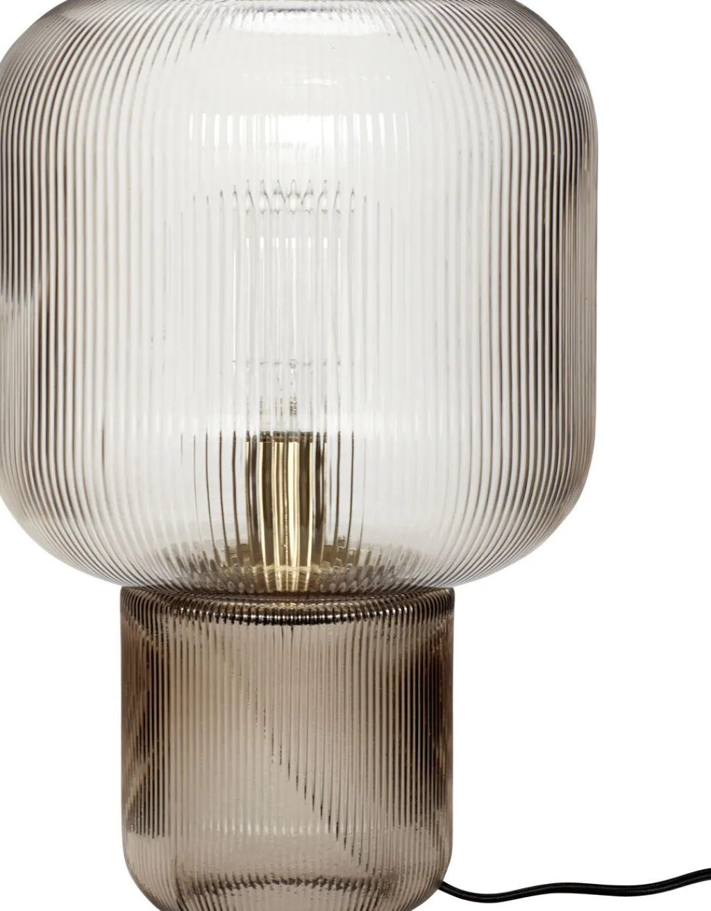 Outlet Pirum Bordlampe H42 cm, Klar/Røg Lamper Til Kontoret|Lamper Til Soveværelset