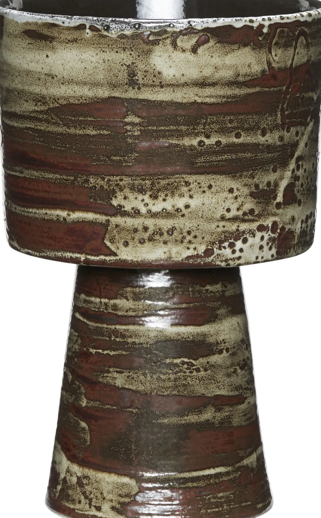 Sale Plinth Potte Ø17 cm, Rødbrun Stue|Urtepotter Og Krukker