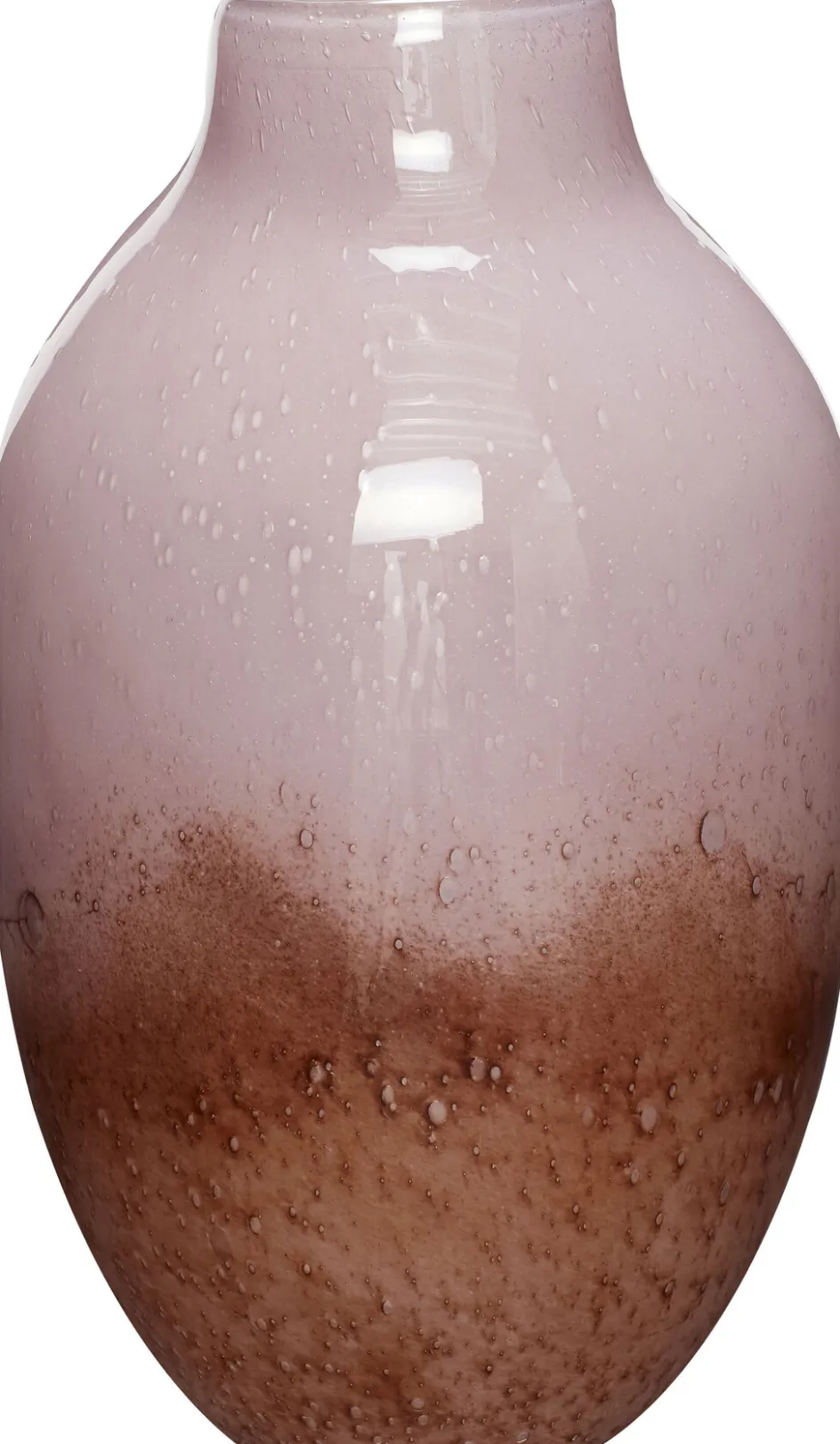 Online Hübsch Posy Vase H37 cm, Brun/Rosa