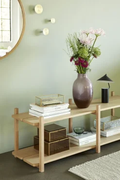Online Hübsch Posy Vase H37 cm, Brun/Rosa