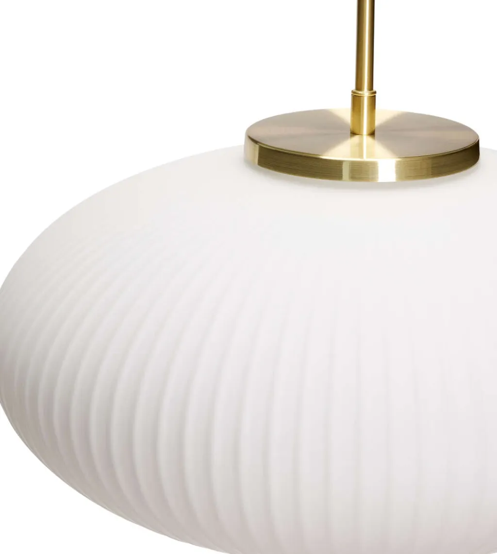 Hübsch Lamper Til Kontoret|Lamper Til Køkkenet > Serene Pendel Ø40 cm, Opal