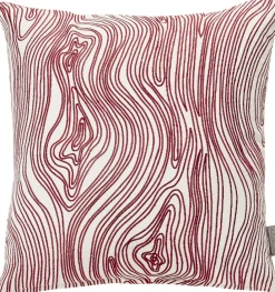 Hübsch Soveværelse|Puder Og Betræk > Structure Pude 45x45 cm, Lyserød/Hvid