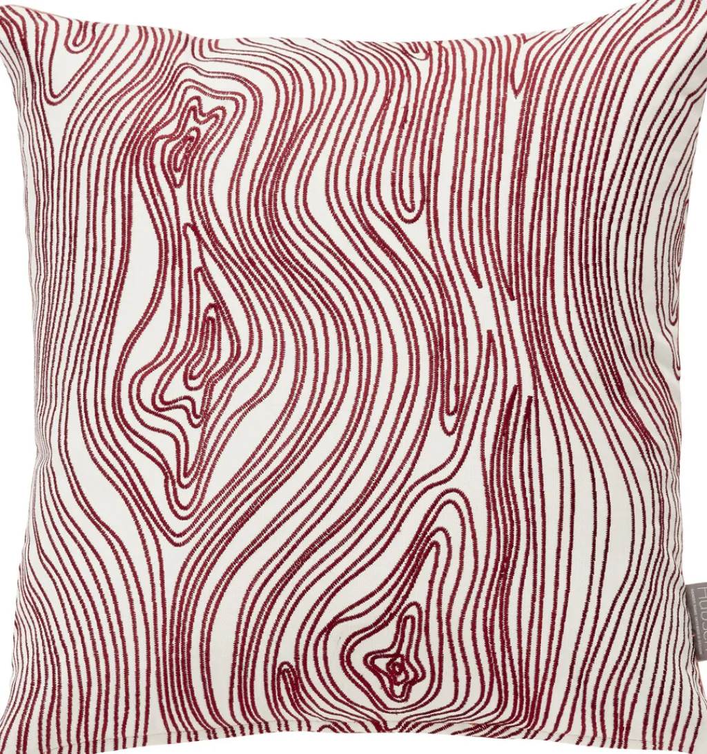 Hübsch Soveværelse|Puder Og Betræk > Structure Pude 45x45 cm, Lyserød/Hvid