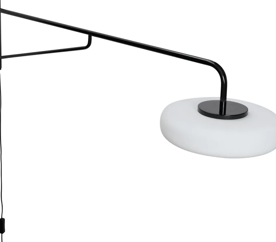 New Hübsch Sway Væglampe 120 cm, Sort