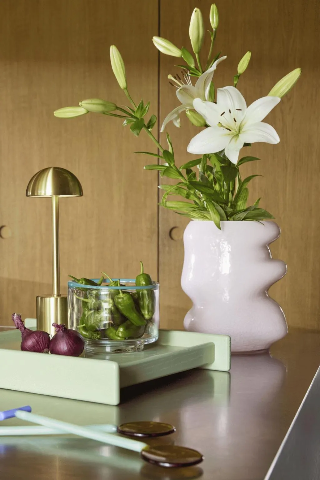 Hübsch Bordlamper|Trådløse Lamper > Taten Trådløs Bordlampe H30 cm,