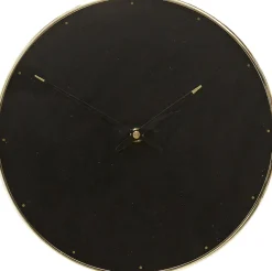 Discount Hübsch Time Ur ?28 cm, Messing/Sort