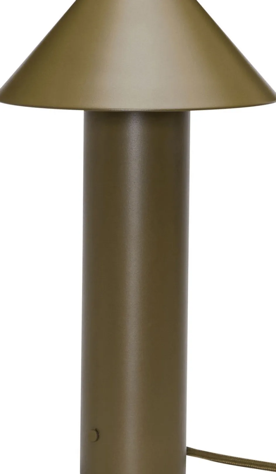 Discount Hübsch Tower Bordlampe H32 cm, Mørkegrøn