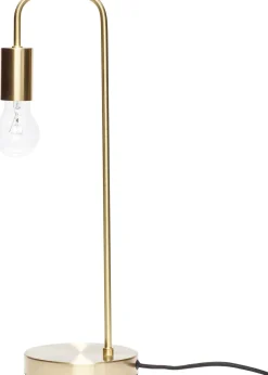 Hübsch Lamper Til Kontoret|Lamper Til Soveværelset > Valley Bordlampe H50 cm, Messing