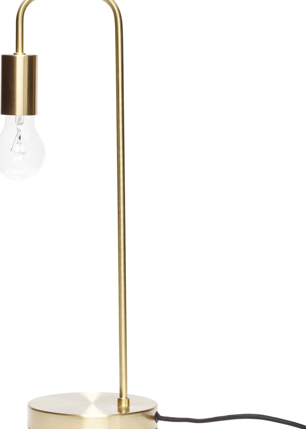 Hübsch Lamper Til Kontoret|Lamper Til Soveværelset > Valley Bordlampe H50 cm, Messing
