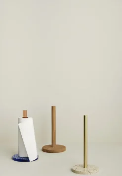 Best Hübsch Wave Køkkenrulleholder H28 cm, Eg
