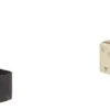 Hübsch Lysestager > Crescent Lysestager 2 stk. H4 cm, Terrazzo/Messing