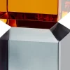 Hübsch Lysestager > Gem Lysestage H14 cm, Orange/Røgfarve