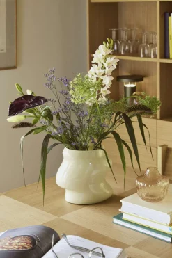 Hübsch Vaser > Lote Vase H20 cm, Sand