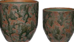 Sale Normu Potte 2 stk, Brun/Grøn Stue|Urtepotter Og Krukker