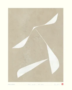 Discount Art Print Collection 2034 Move no. 10 40x50 cm, Sand/Hvid Stue|Vægdekorationer Og Plakater