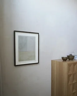Hein Studio Stue|Vægdekorationer Og Plakater > Art Print Collection 2039 One Line no. 04 40x50 cm, Sand/Grå