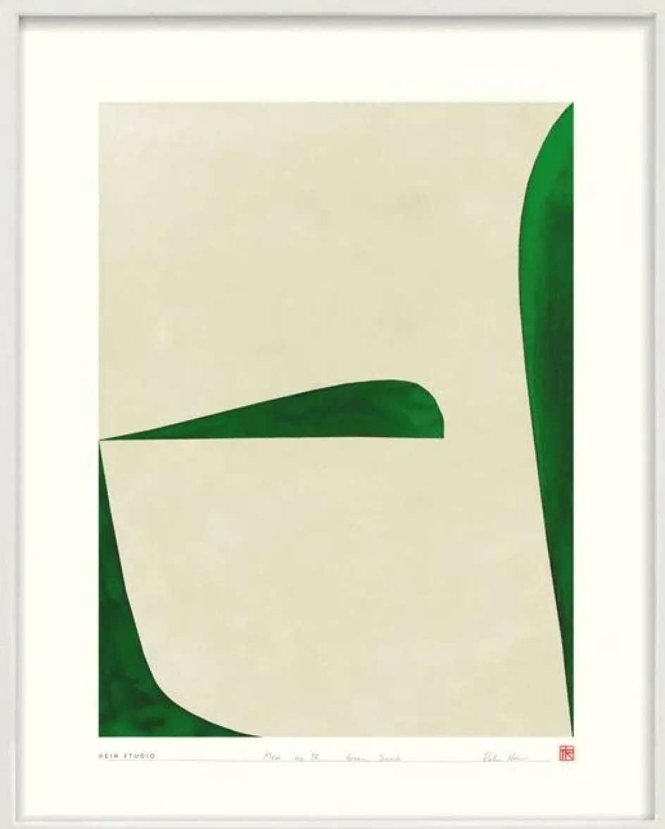 Best Hein Studio Art Print Collection 2035 Move no. 12 40x50 cm, Grøn
