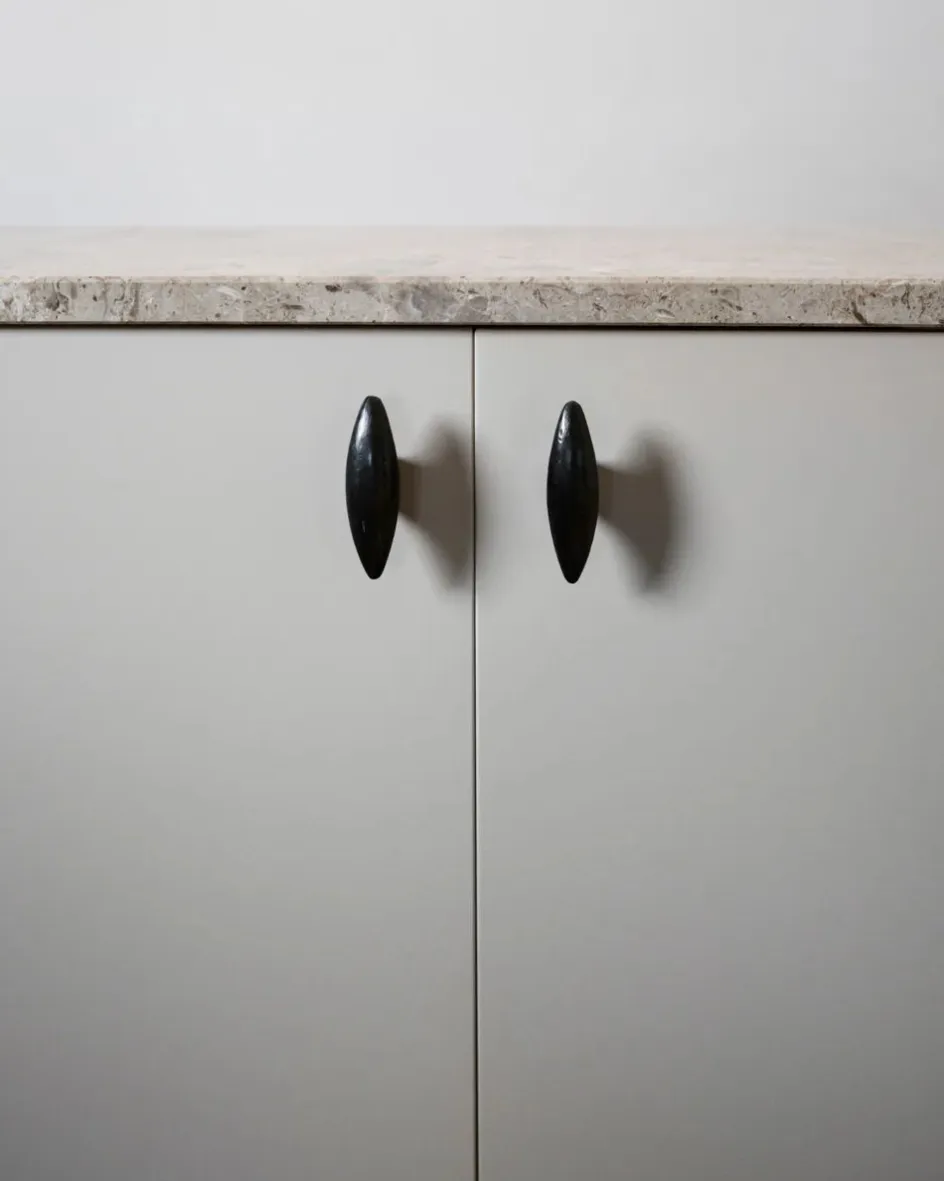 New Hein Studio Belle Knop 3 cm, Antik Sort